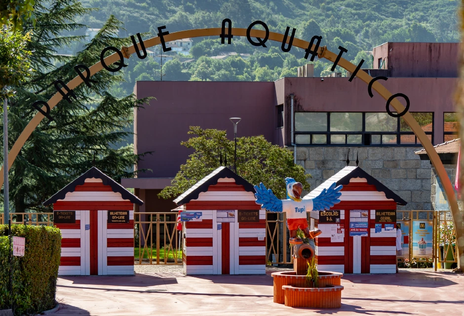 Entrada do Parque Aquático de Amarante